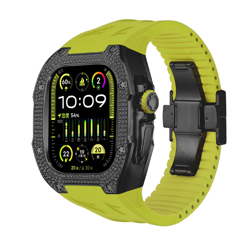 Nivaro | Titanium 5A Zircon Retrofit Case Kit For Apple Watch Ultra | Petprovac