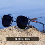 Retro Polarized Sunglasses With Lightweight Frames For Outdoor Enthusiasts