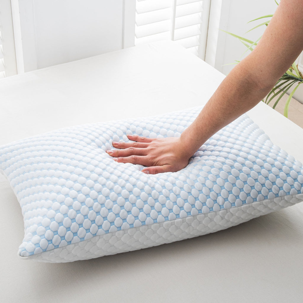 BambooRest Minnefoam Kjølepude med Bambusfiber for Nakkestøtte Pustende