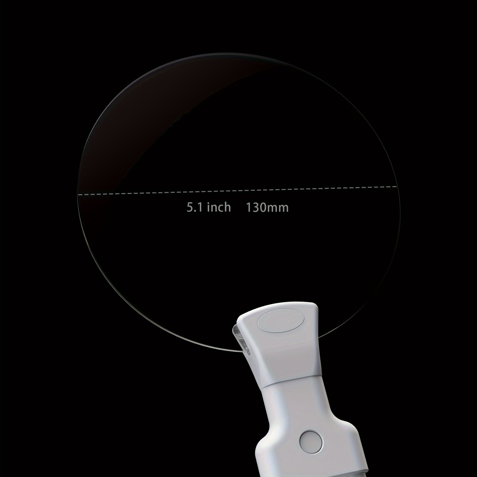 Hands-Free Magnifying Glass with Neck Strap - 5X Magnification for Reading