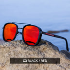 Retro Polarized Sunglasses With Lightweight Frames For Outdoor Enthusiasts