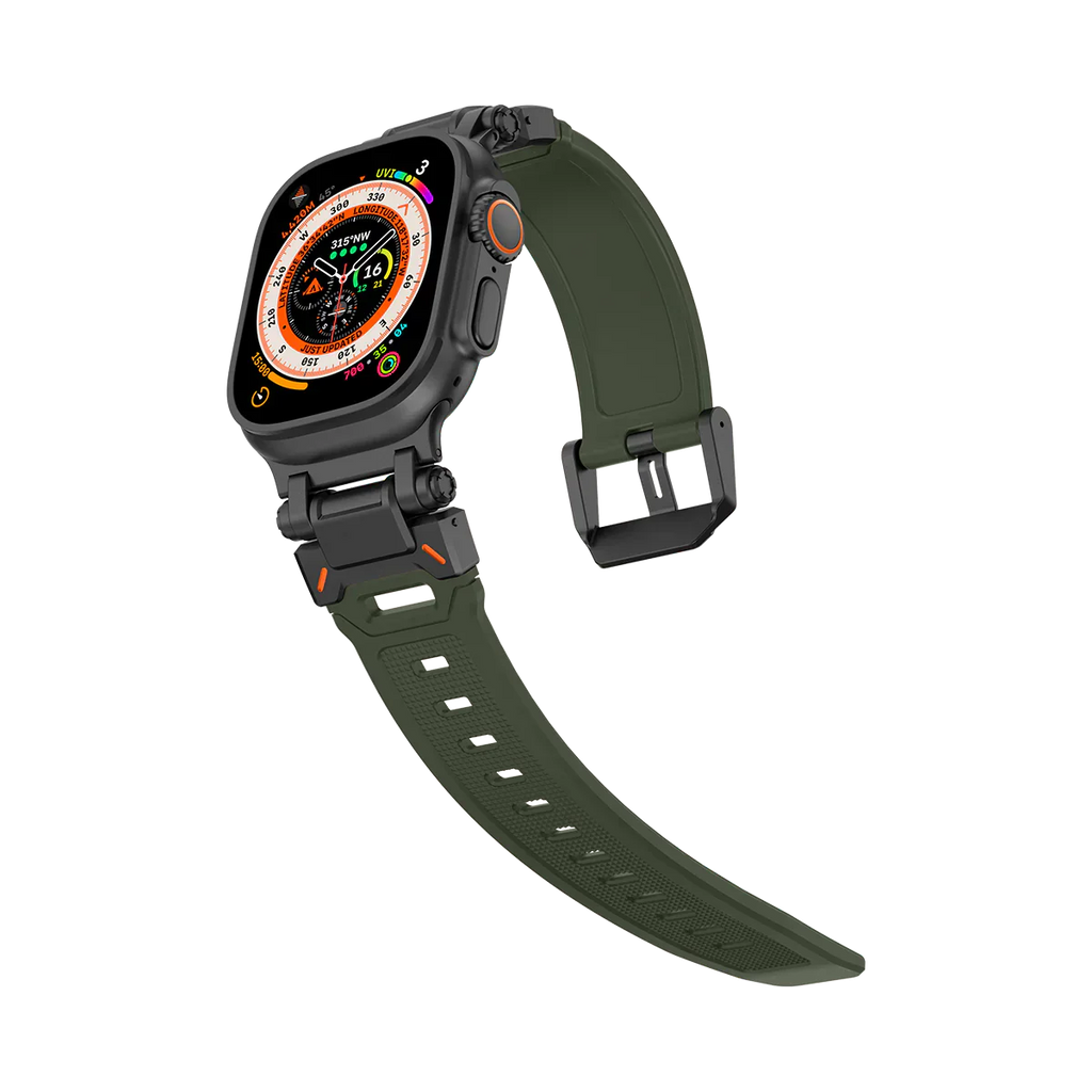 Meron Titanium-Head Silicone Band for Apple Watch | Petprovac