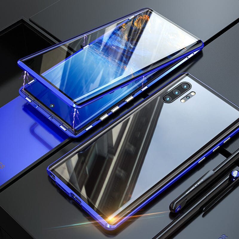 Samsung magnetic tempered glass double-sided phone case