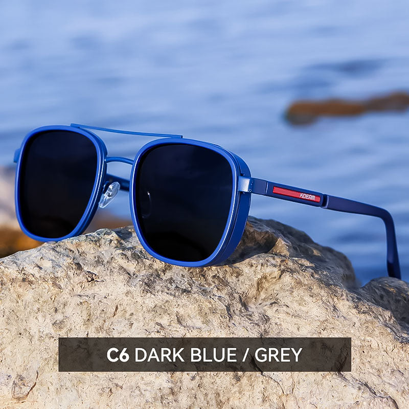 Retro Polarized Sunglasses With Lightweight Frames For Outdoor Enthusiasts
