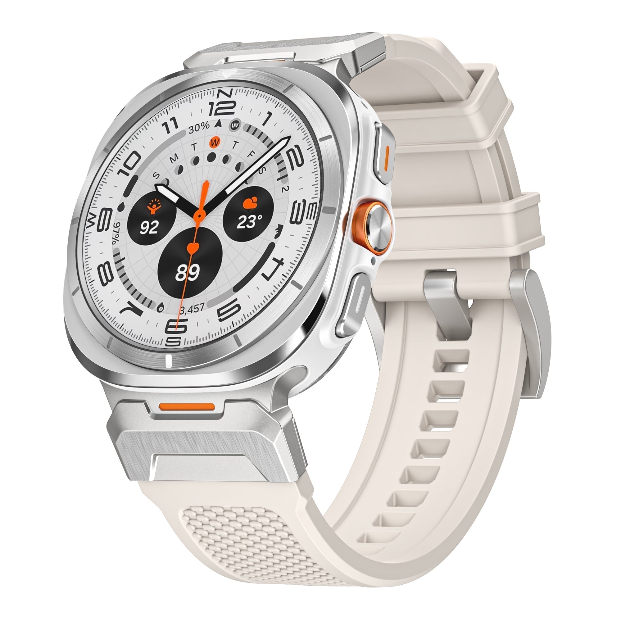 Rivara | Galaxy Watch Ultra用FKMタクティカルラバーストラップ