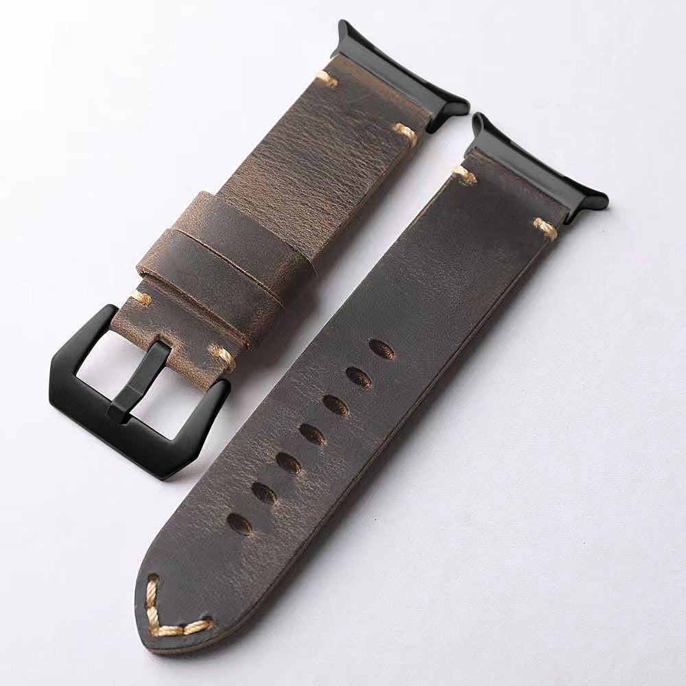Brookmere vintage leren band compatibel met Samsung Watch Ultra