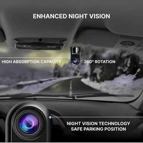 Cameră Auto Cirro AI cu Viziune Nocturnă, GPS și Înregistrare în Buclă