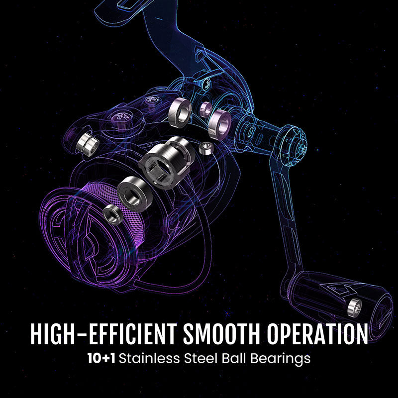 بكرات صيد بتبروفاك كربون بريزم فائقة الخفة للدوران