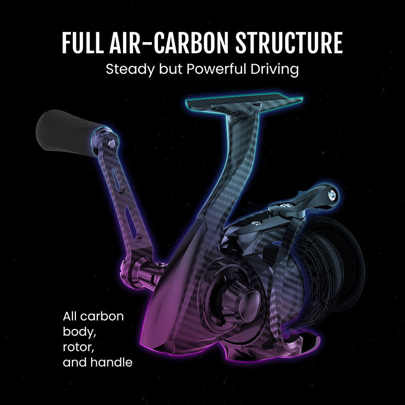 بكرات صيد بتبروفاك كربون بريزم فائقة الخفة للدوران