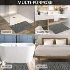 Cobblestone Bath Mat With Absorbent Comfort For Families