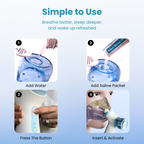 Electric Dual-Action Nasal Rinse & Suction Device for Daily Sinus Cleansing & Clear Breathing