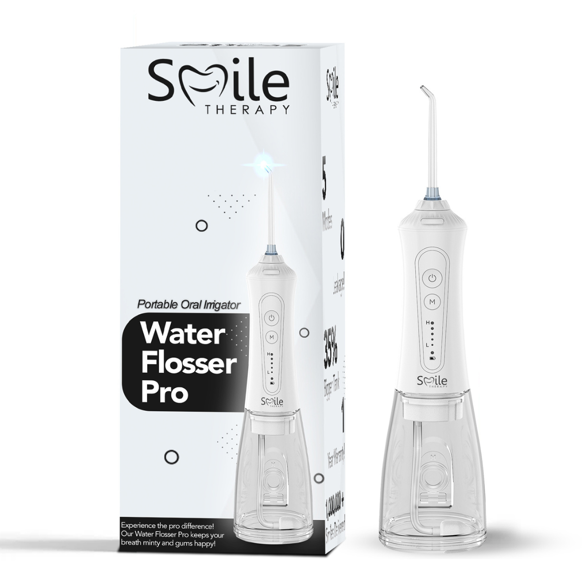 Vízsugaras fogköztisztító Pro – Erő, Pontosság és Teljes Frissesség