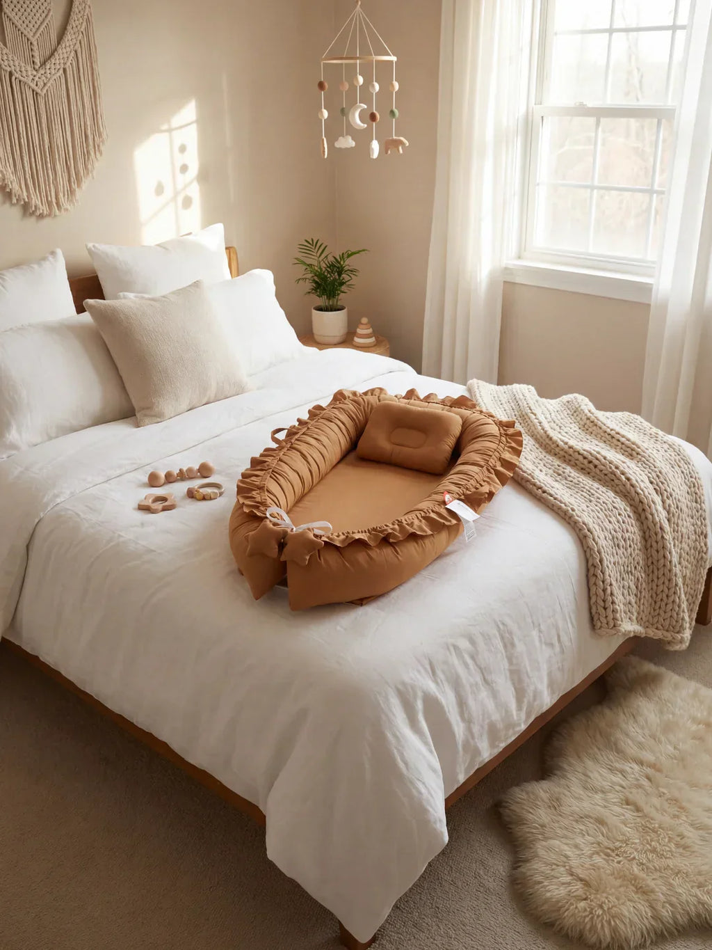 Cocoon Ergonomic Baby Bed Reducer For Cozy Sleep Crib