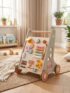 Boho Safari Wooden Baby Activity Walker