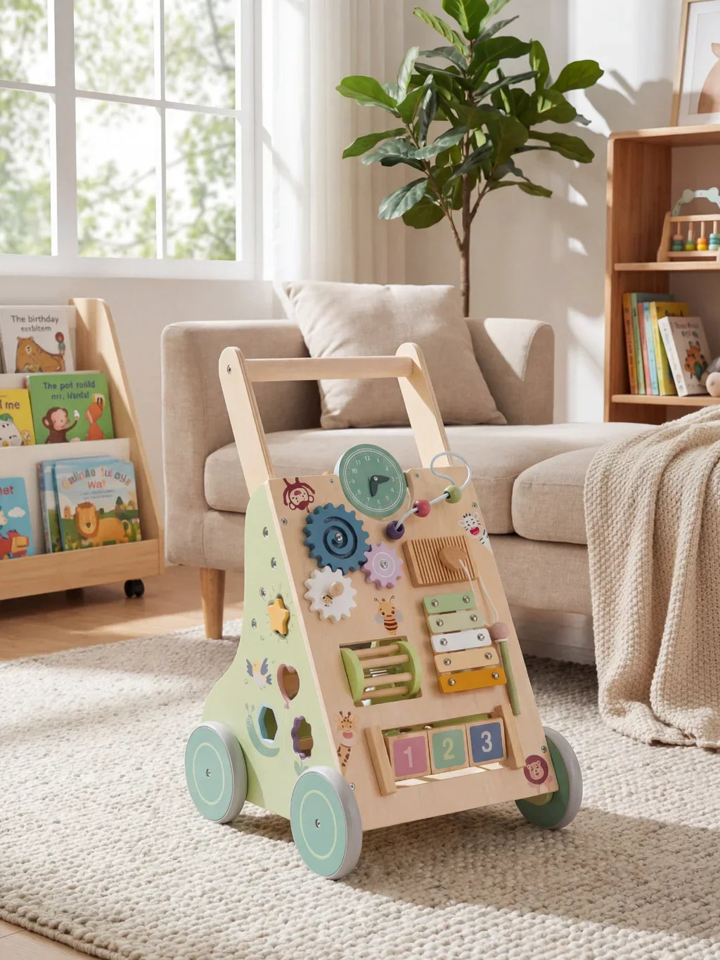 Le P'tit Jardinier Multi Activity Walking Cart For Kids