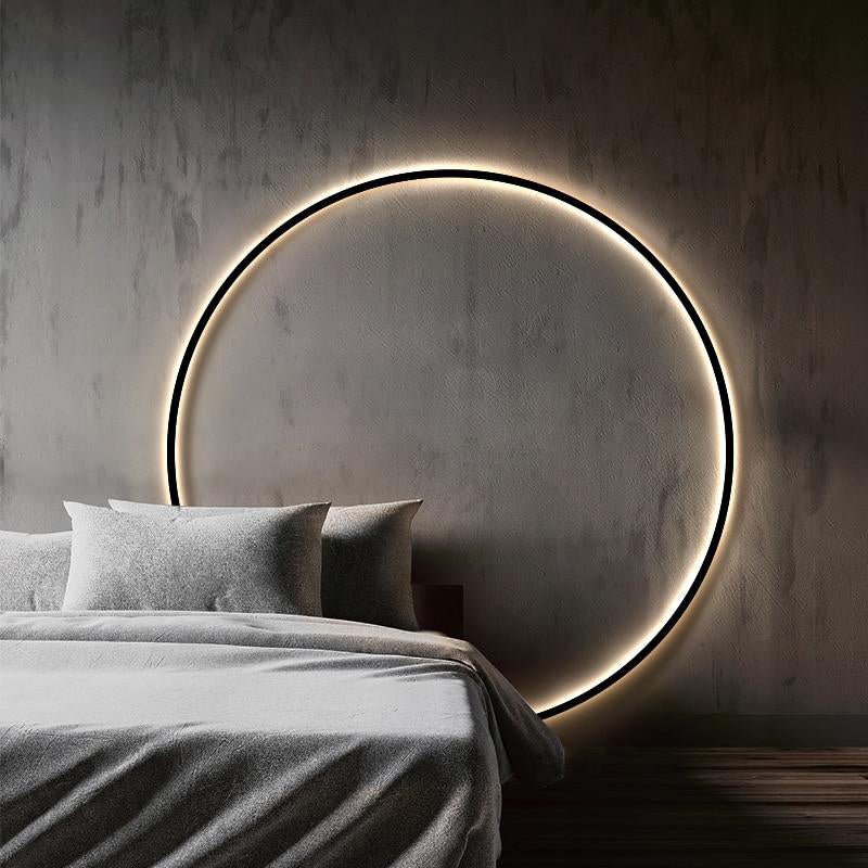 LumaNova Round Wall Light for Modern Minimalist Interiors