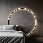 LumaNova Round Wall Light for Modern Minimalist Interiors