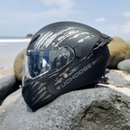 Kask FlipGuard zatwierdzony przez DOT z podwójnymi szkłami dla motocyklistów