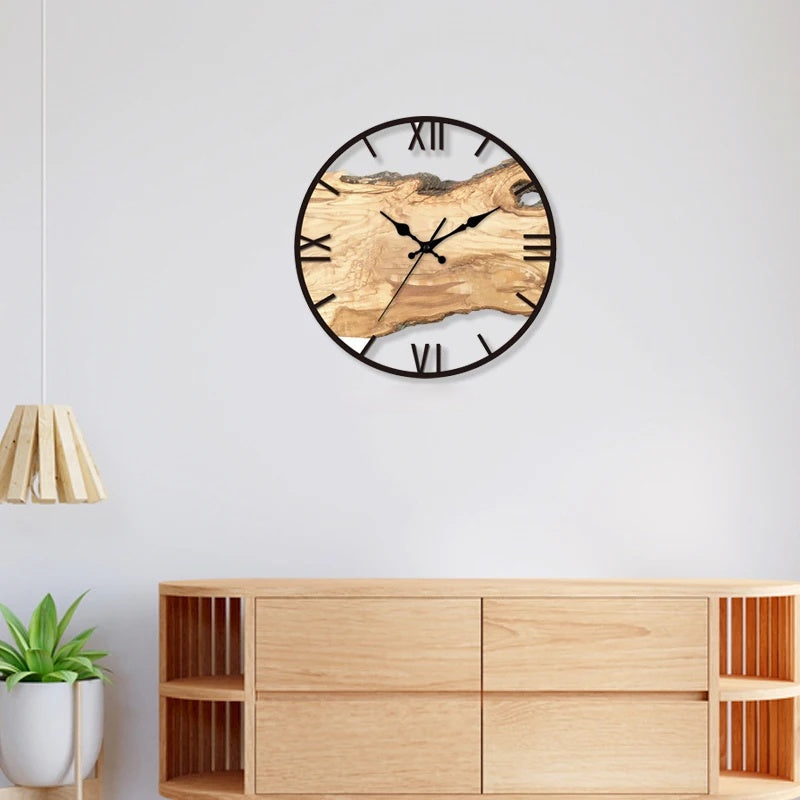 AstraLume Transparent Wall Clock In Minimalist Modern Decor