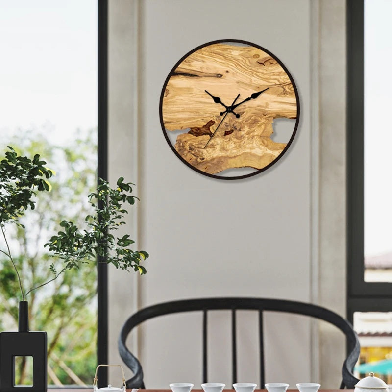 AstraLume Transparent Wall Clock In Minimalist Modern Decor