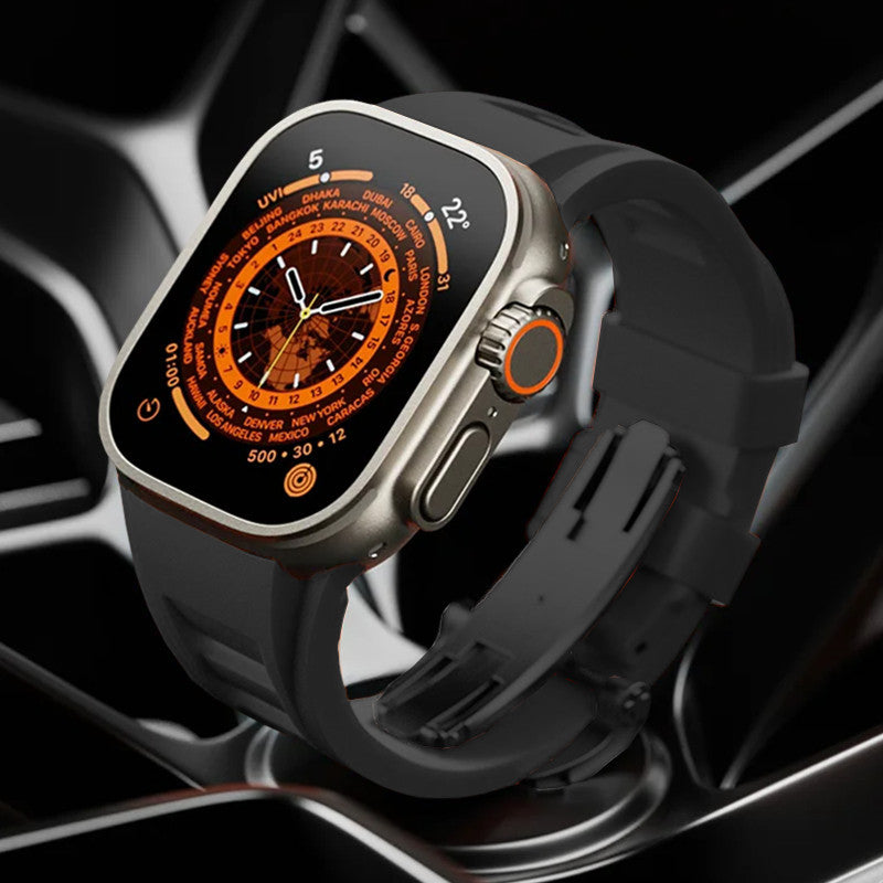 オルヴェラ スポーツ フッ素ゴム スマートウォッチバンド