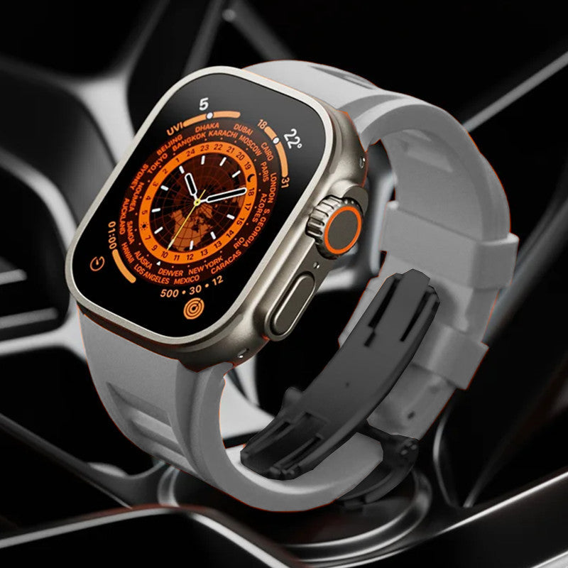 オルヴェラ スポーツ フッ素ゴム スマートウォッチバンド