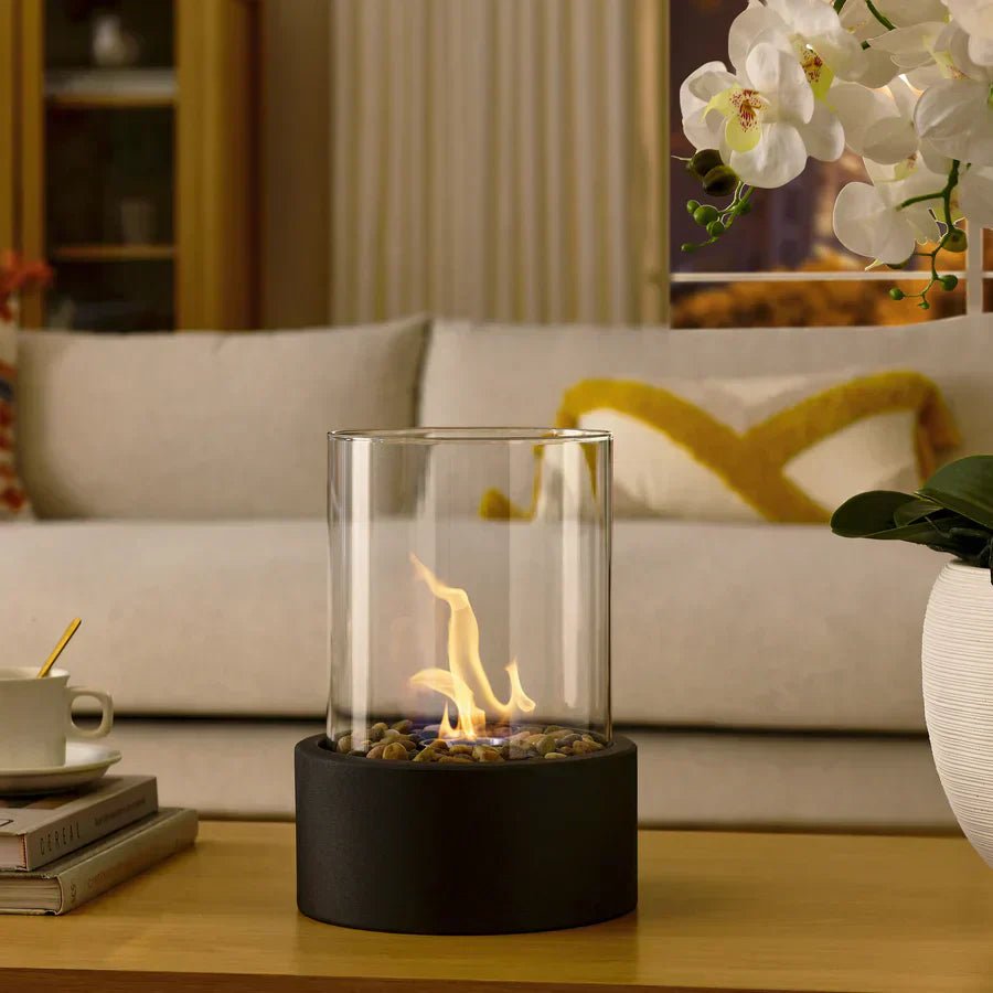 CosyFlame – Smoke-Free Table Fireplace with Real Flames & Scandinavian Design