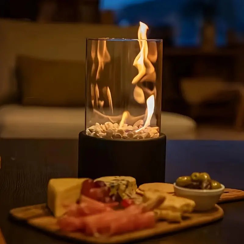 CosyFlame – Smoke-Free Table Fireplace with Real Flames & Scandinavian Design
