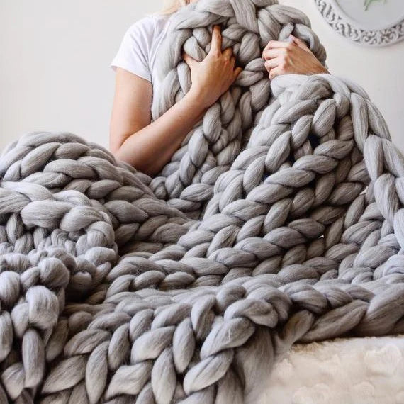 וולורהלום שמיכת טווית נעימה חמה במיוחד עבה