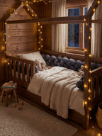 Terrakottaflettet sengekant i 4 dele til sikkerhed og hyggelig komfort på børneværelset | petprovac