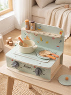 Wooden Kitchen Set for Chefs Complete Cookware Collection for children