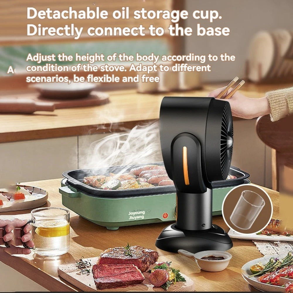 Powerful Portable Smoke Purifier Fan, Rechargeable For Home Use