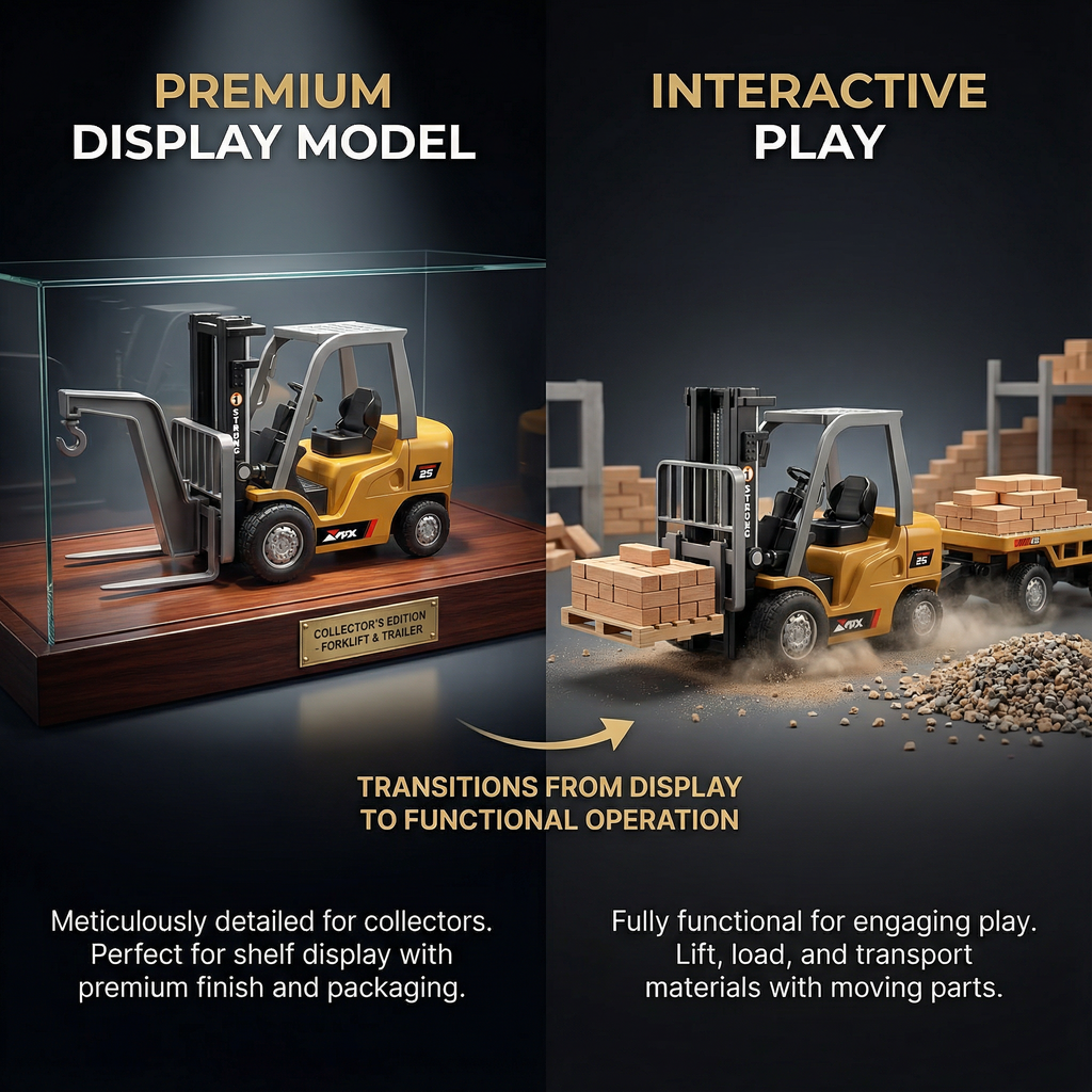 Premium Metal Remote Control Construction Vehicle for Realistic Operation and Precision Play