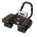 Abdominal Wheel Exerciser With Automatic Rebound And Elbow Pads For Home Fitness