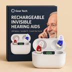 Rechargeable In-Ear Hearing Aids With 3-Day Battery Life