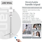 Travelers 4-Section Selfie Stick With Tripod Bluetooth