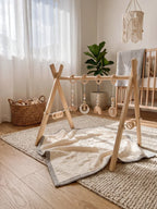 Long-Lasting Wooden Activity Arch – Sensory Toy Gym for Ages 0–3