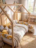 Terracotta Velvet Braided Baby Bed Bumper