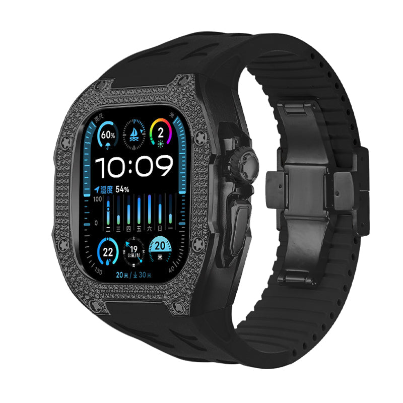Nivaro | Titanium 5A Zircon Retrofit-etui sæt til Apple Watch Ultra | Petprovac