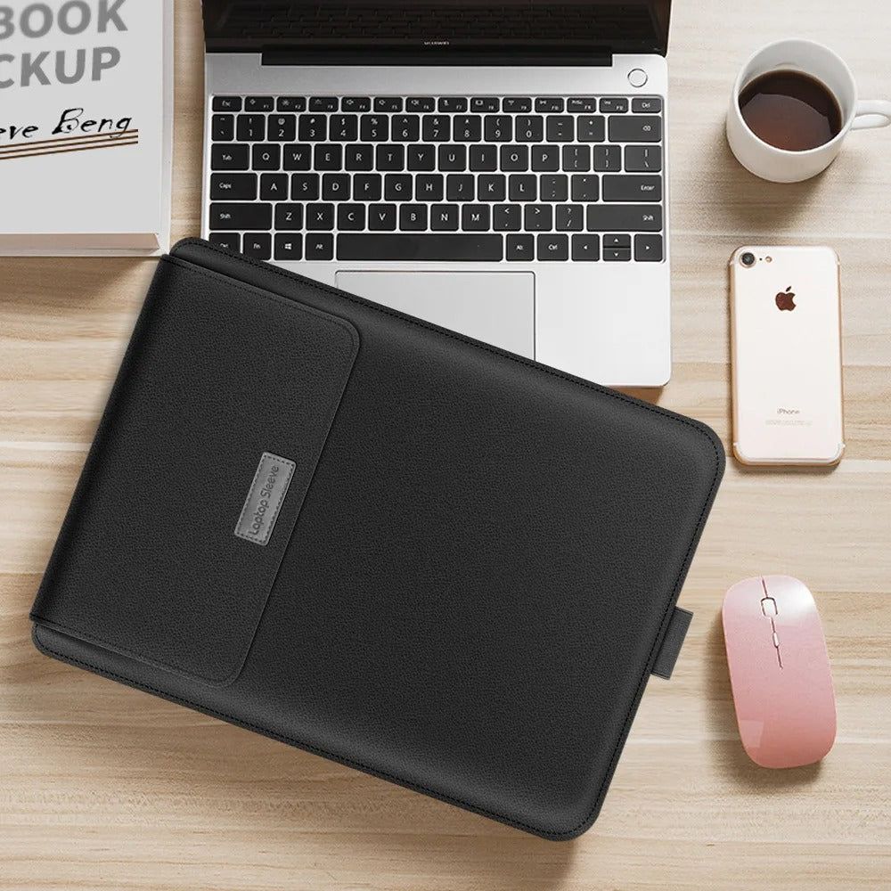 Kirev 4-In-1 Laptop Sleeve With Slim Protective Stand Case