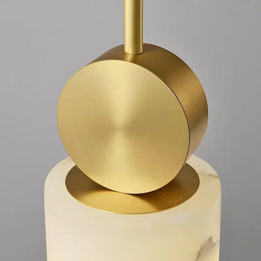 Lunetă | Pandantiv din marmură și aur | Petprovac