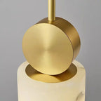 Lunetă | Pandantiv din marmură și aur | Petprovac