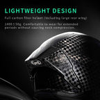 Casco de Fibra de Carbono para Ciclistas, Diseño Integral Ligero, Aprobado por DOT y ECE