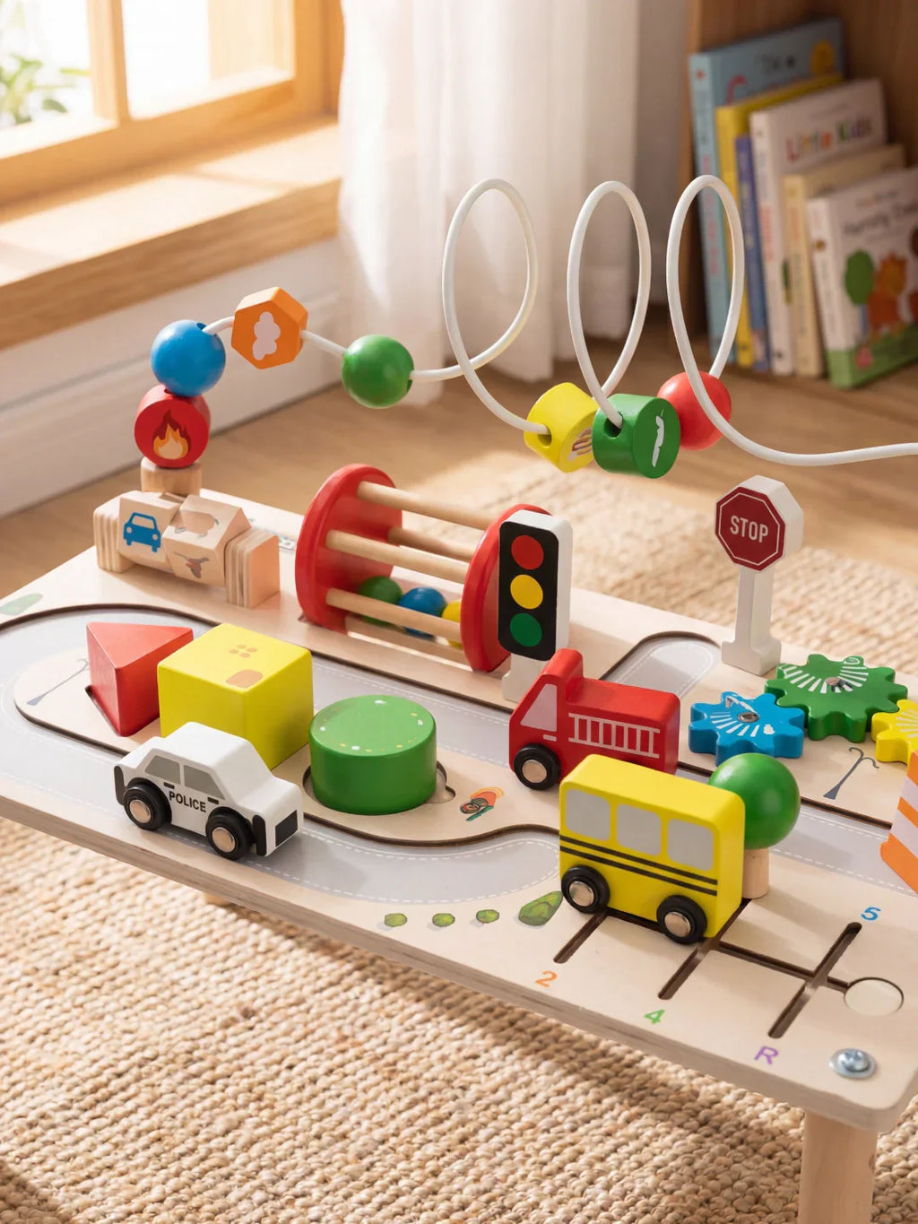 Activity Table With Road Circuit For Creative Play