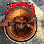 Moto baseballpetstijl helm met DOT- en ECE-certificering