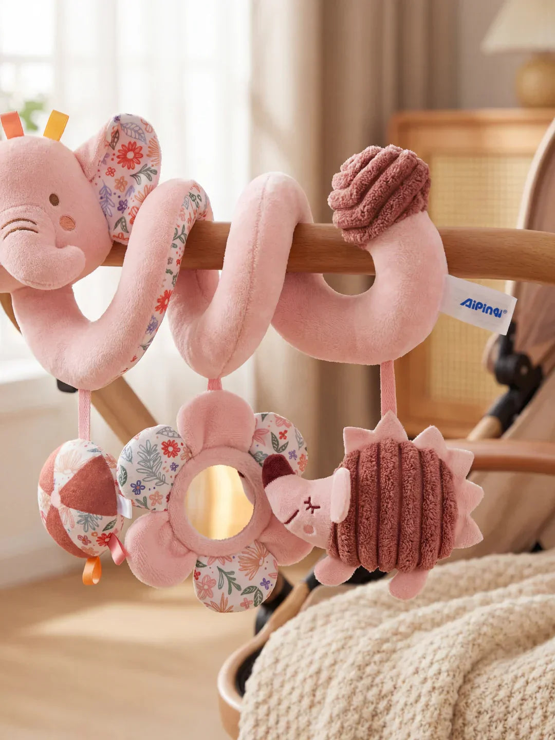 Mainan Katil Bayi Sensori Melilit