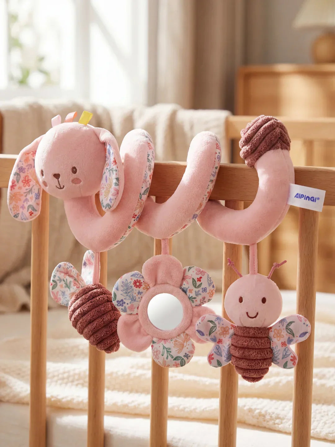 Mainan Katil Bayi Sensori Melilit