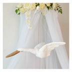 LumaSwan Glide Børneværelsesuro i Hvid Pink Beige Blød Berøring