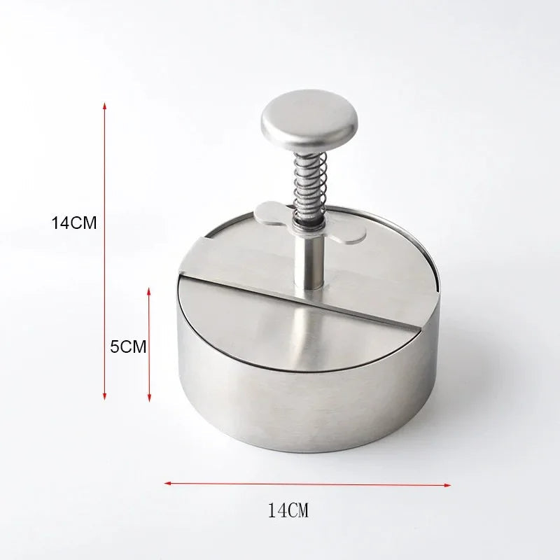 304 Stainless Steel Burger Press for Perfect Patties