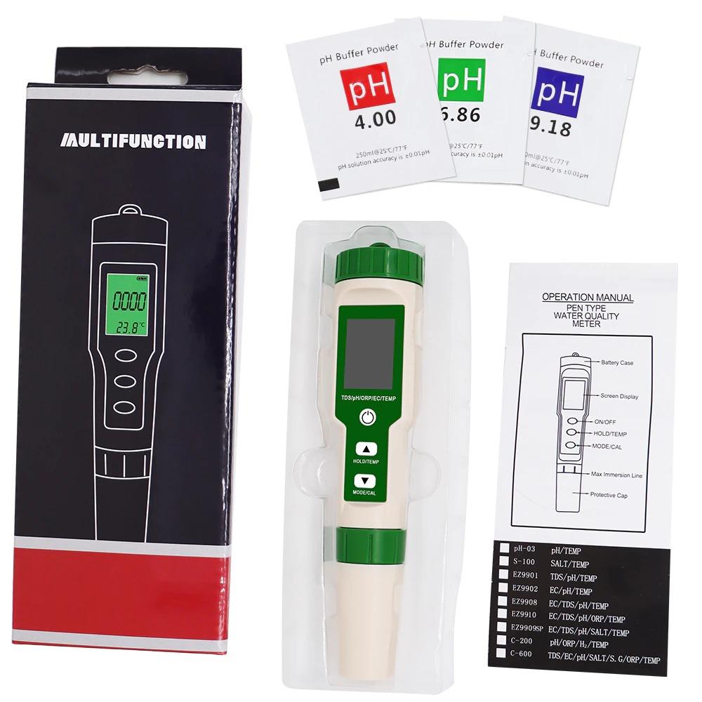 Medidor de Água Multi Parâmetros PlantPro para pH, TDS, CE, ORP e Temperatura